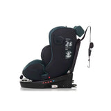 Scaun auto, Be Cool, Easy I-Size, Rotire 360 grade, 40 - 150 cm, 0 - 36 kg, Cu Isofix si Centura Top Tether, Conform cu standardul european de securitate ECE R129, Be Petrol