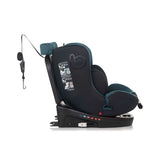 Scaun auto, Be Cool, Easy I-Size, Rotire 360 grade, 40 - 150 cm, 0 - 36 kg, Cu Isofix si Centura Top Tether, Conform cu standardul european de securitate ECE R129, Be Petrol