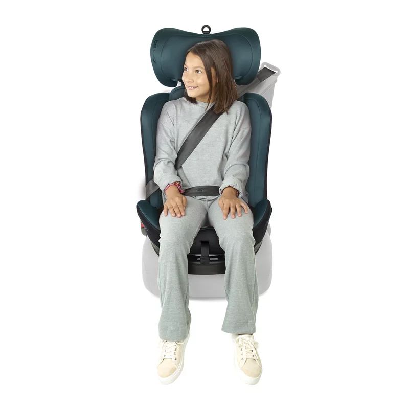 Scaun auto, Be Cool, Easy I-Size, Rotire 360 grade, 40 - 150 cm, 0 - 36 kg, Cu Isofix si Centura Top Tether, Conform cu standardul european de securitate ECE R129, Be Petrol