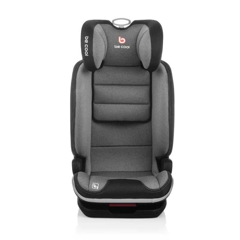 Scaun auto, Be Cool, Mars, I-Size, 100-150 cm, 4-12 ani, Cu isofix, Protectie superioara in caz de impact lateral - SPS, Cu tetiera reglabila, Conform cu standardul european de securitate ECE R129, Iron
