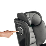 Scaun auto, Be Cool, Mars, I-Size, 100-150 cm, 4-12 ani, Cu isofix, Protectie superioara in caz de impact lateral - SPS, Cu tetiera reglabila, Conform cu standardul european de securitate ECE R129, Be Grass