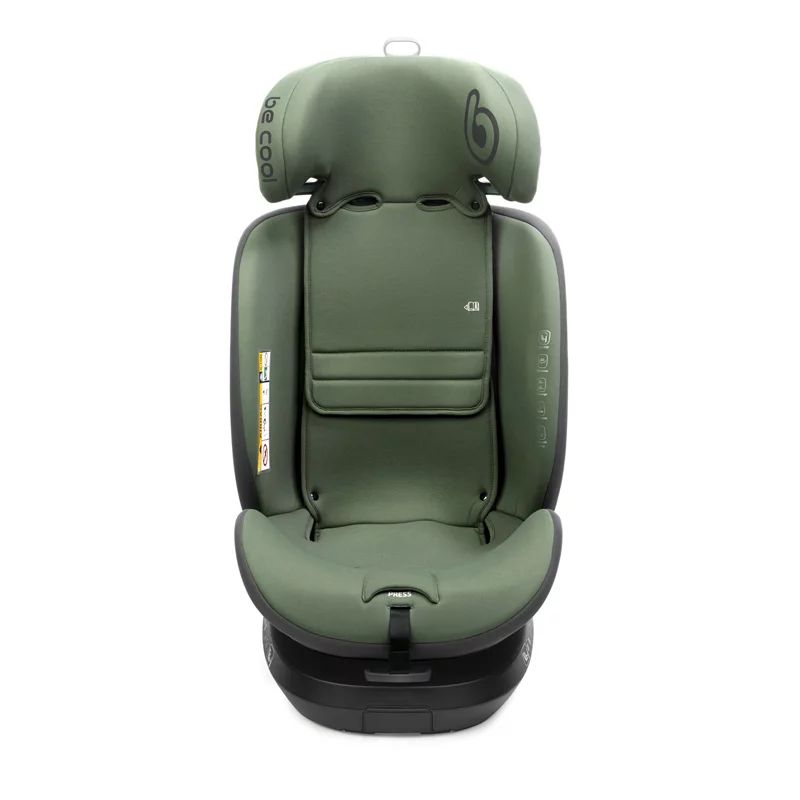 Scaun auto, Be Cool, Nitro, I-Size, Rotire 360 grade, 40-150 cm, 0-36 kg, Cu Isofix, ECE R129, Be Grass