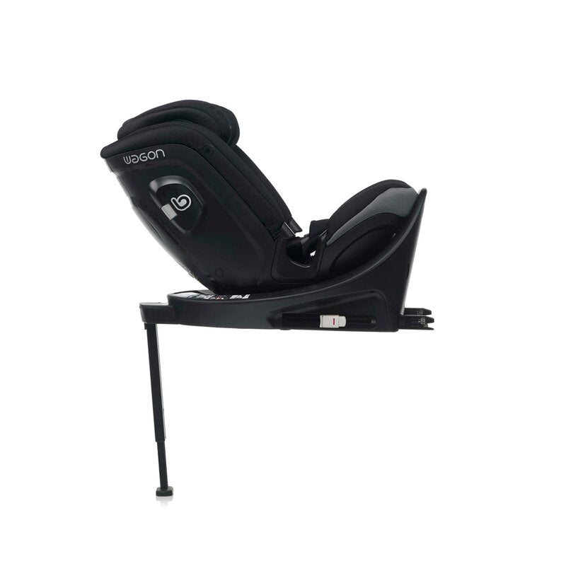 Scaun auto, Be Cool, Wagon I-Size, Rotire 360 grade, 40 - 150 cm, 0 - 36 kg, Cu Isofix si picior stabilizator, Cu protectie laterala de siguranta, Conform cu standardul european de securitate ECE R129, Be Antracita - gogobaby.ro