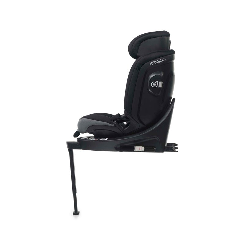 Scaun auto, Be Cool, Wagon I-Size, Rotire 360 grade, 40 - 150 cm, 0 - 36 kg, Cu Isofix si picior stabilizator, Cu protectie laterala de siguranta, Conform cu standardul european de securitate ECE R129, Be Antracita - gogobaby.ro