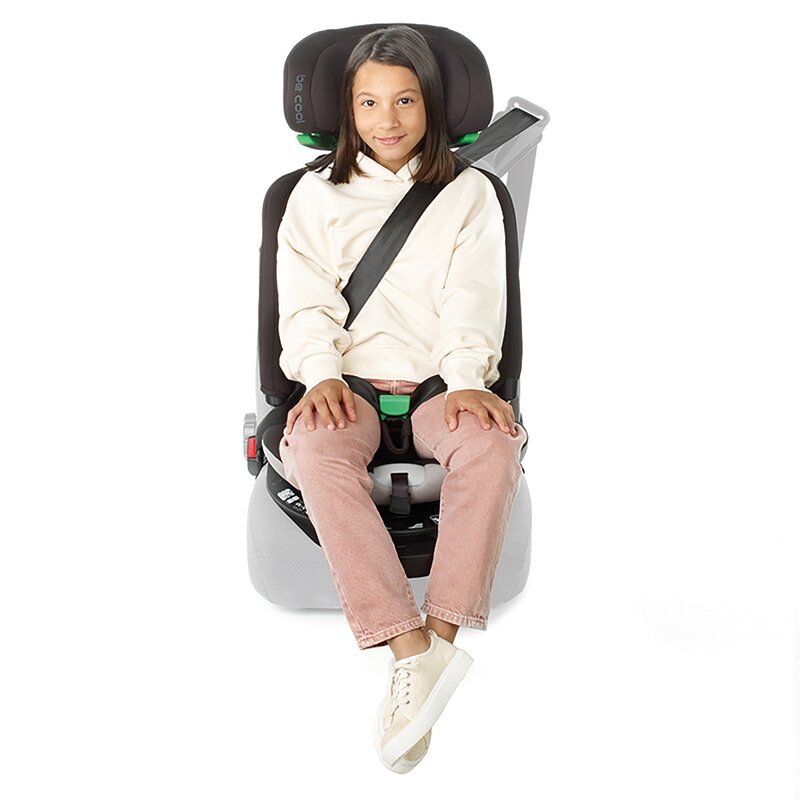 Scaun auto, Be Cool, Wagon I-Size, Rotire 360 grade, 40 - 150 cm, 0 - 36 kg, Cu Isofix si picior stabilizator, Cu protectie laterala de siguranta, Conform cu standardul european de securitate ECE R129, Petrol - gogobaby.ro