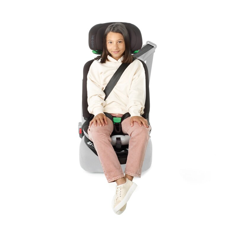 Scaun auto, Be Cool, Wagon I-Size, Rotire 360 grade, 40 - 150 cm, 0 - 36 kg, Cu Isofix si picior stabilizator, Cu protectie laterala de siguranta, Conform cu standardul european de securitate ECE R129, Be Antracita - gogobaby.ro