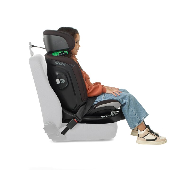 Scaun auto, Be Cool, Wagon I-Size, Rotire 360 grade, 40 - 150 cm, 0 - 36 kg, Cu Isofix si picior stabilizator, Cu protectie laterala de siguranta, Conform cu standardul european de securitate ECE R129, Be Antracita - gogobaby.ro