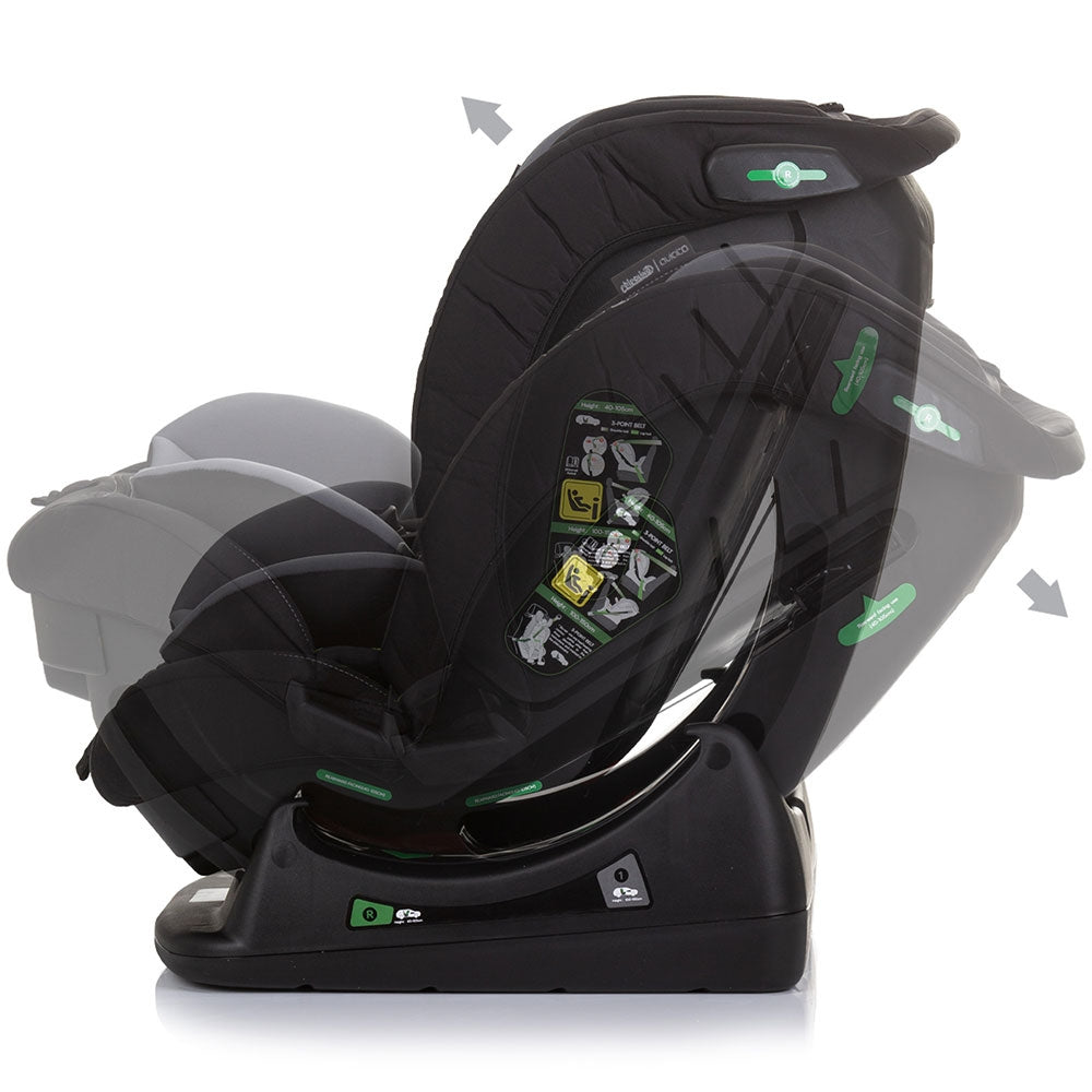 Scaun auto Chipolino Aviato I-Size 40-150 cm granite - gogobaby.ro