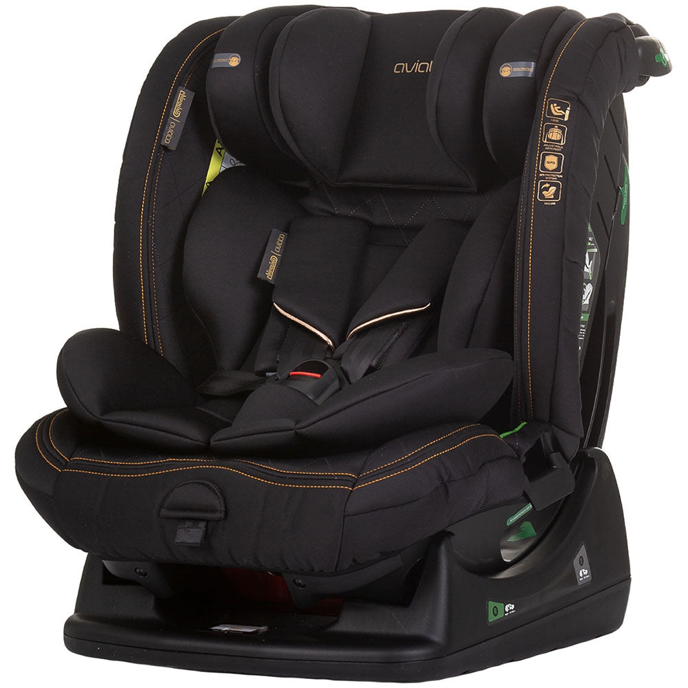 Scaun auto Chipolino Aviato I-Size 40-150 cm obsidian - gogobaby.ro