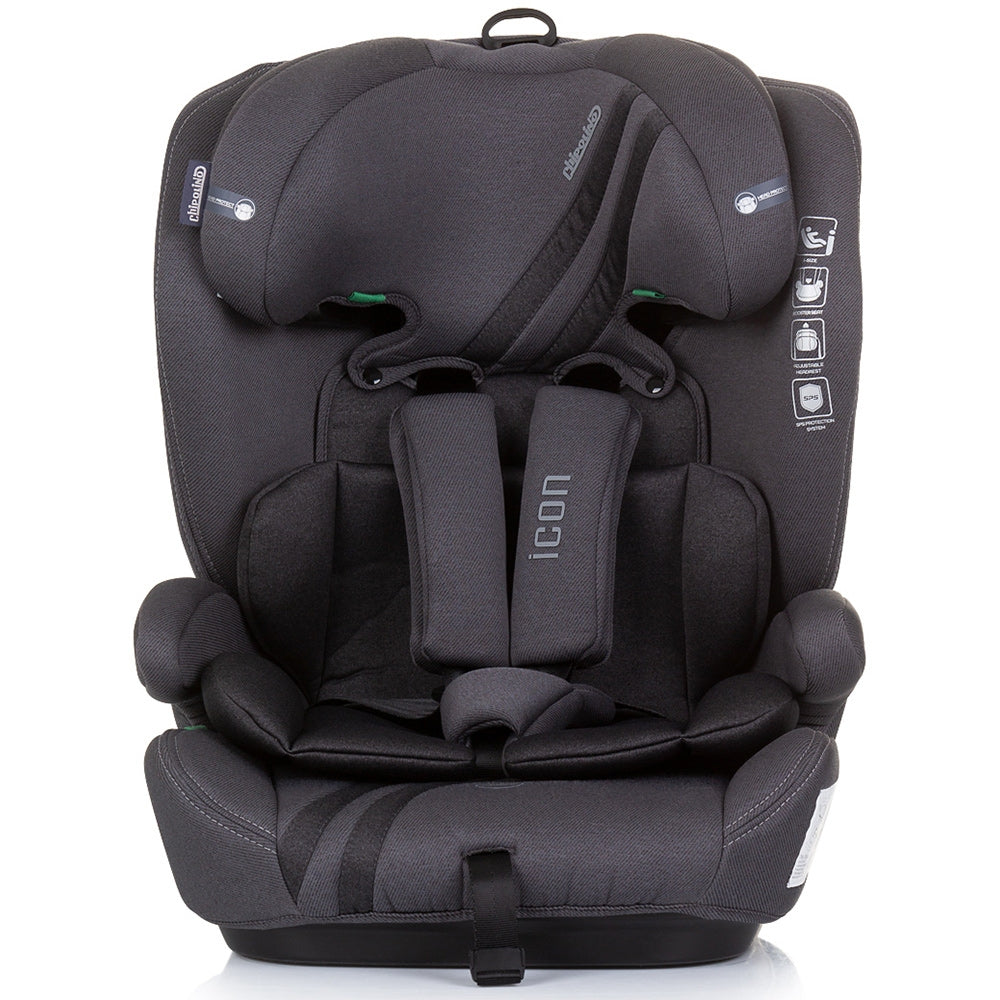 Scaun auto Chipolino Icon I-Size 76-150 cm granite - gogobaby.ro