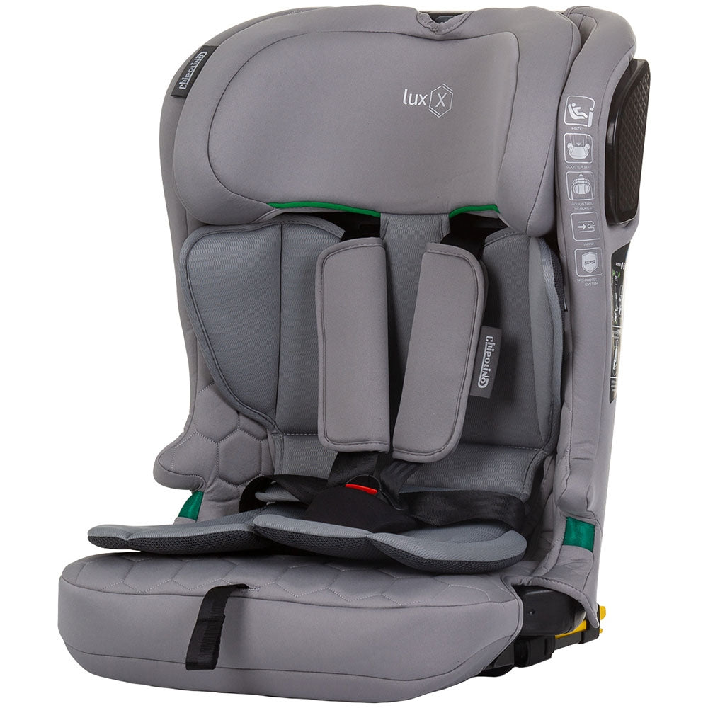 Scaun auto Chipolino Lux X I-Size 76-150 cm cu sistem Isofix granite - gogobaby.ro