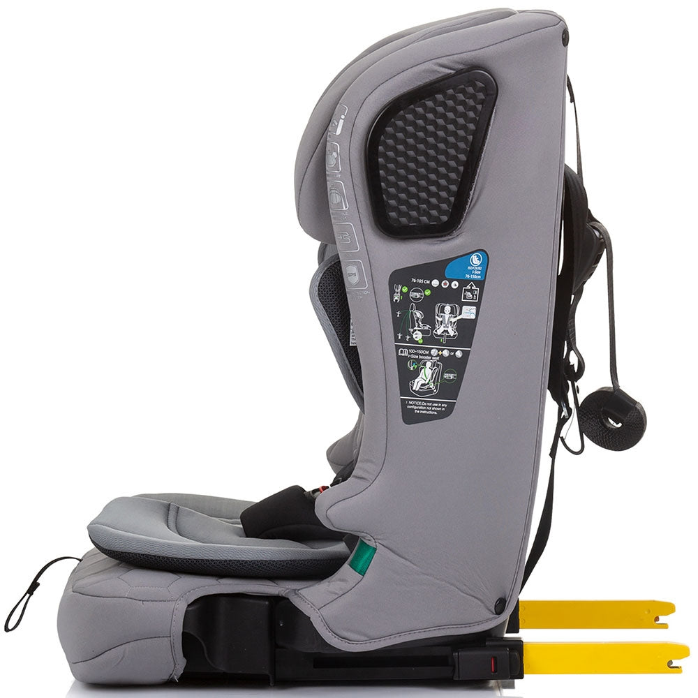 Scaun auto Chipolino Lux X I-Size 76-150 cm cu sistem Isofix granite - gogobaby.ro