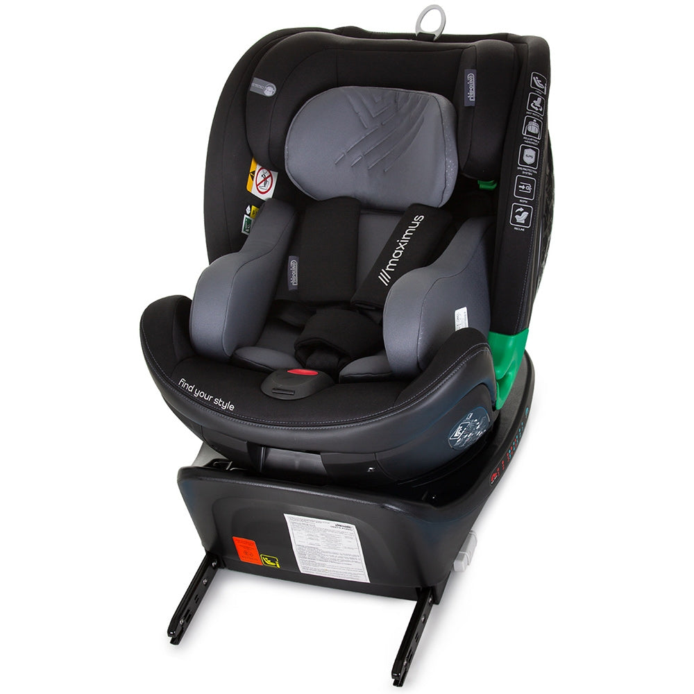Scaun auto Chipolino Maximus I-Size 40-150 cm obsidian cu sistem Isofix - gogobaby.ro