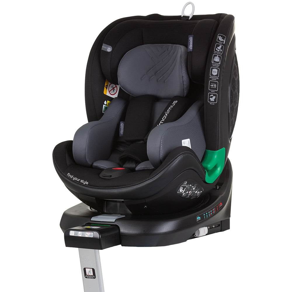 Scaun auto Chipolino Maximus I-Size 40-150 cm obsidian cu sistem Isofix - gogobaby.ro