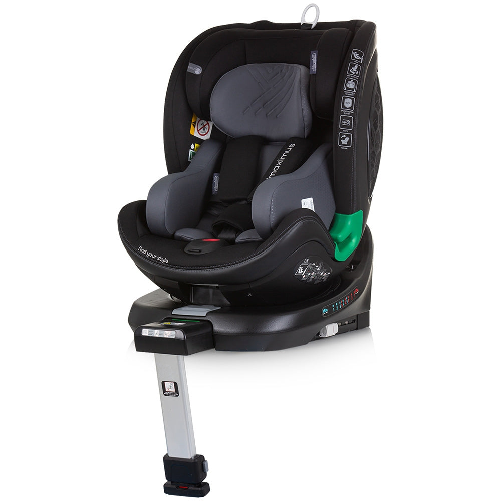 Scaun auto Chipolino Maximus I-Size 40-150 cm obsidian cu sistem Isofix - gogobaby.ro