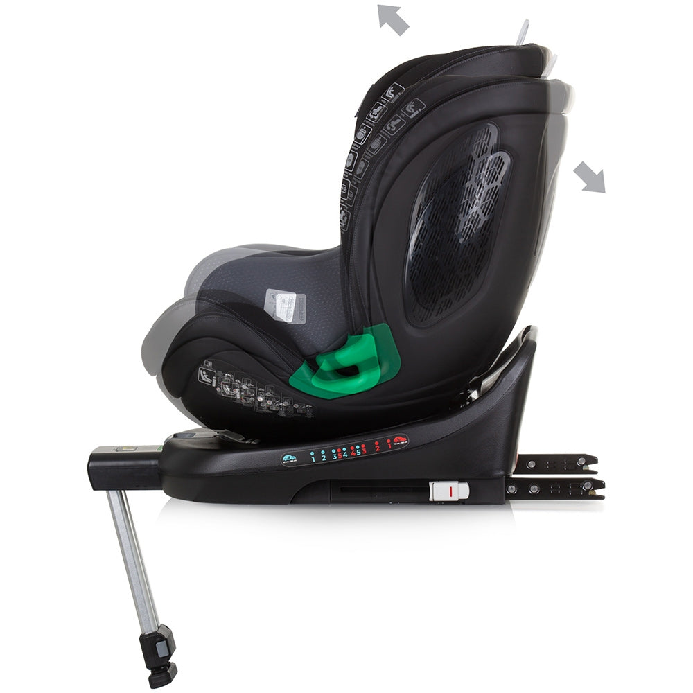 Scaun auto Chipolino Maximus I-Size 40-150 cm obsidian cu sistem Isofix - gogobaby.ro