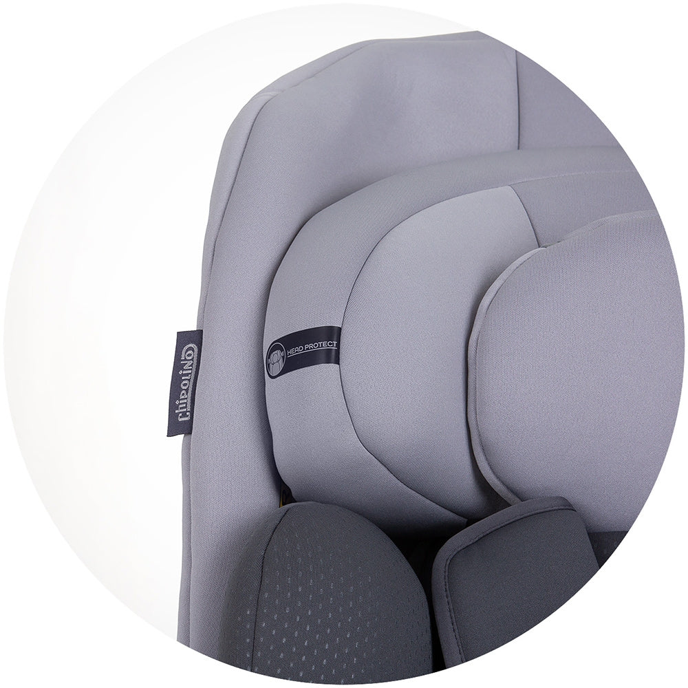 Scaun auto Chipolino Motion I-Size 40-150 cm granite cu sistem Isofix - gogobaby.ro