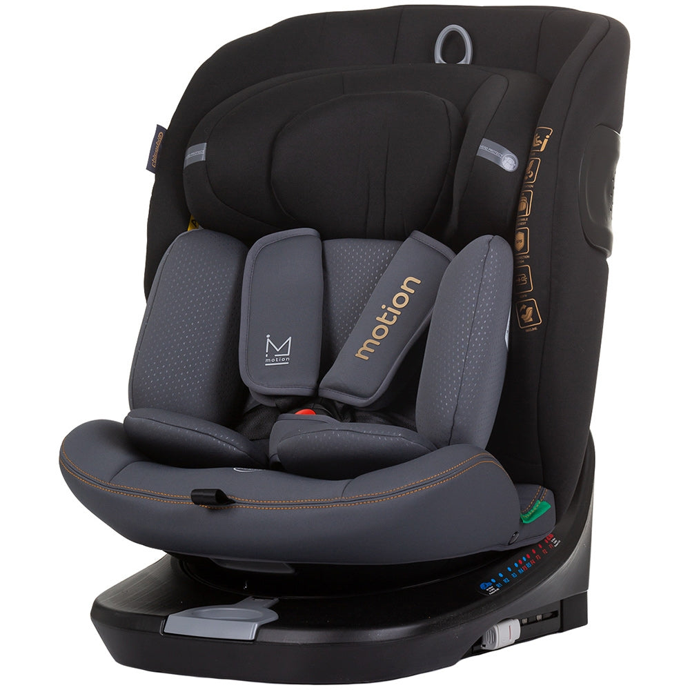 Scaun auto Chipolino Motion I-Size 40-150 cm obsidian cu sistem Isofix - gogobaby.ro