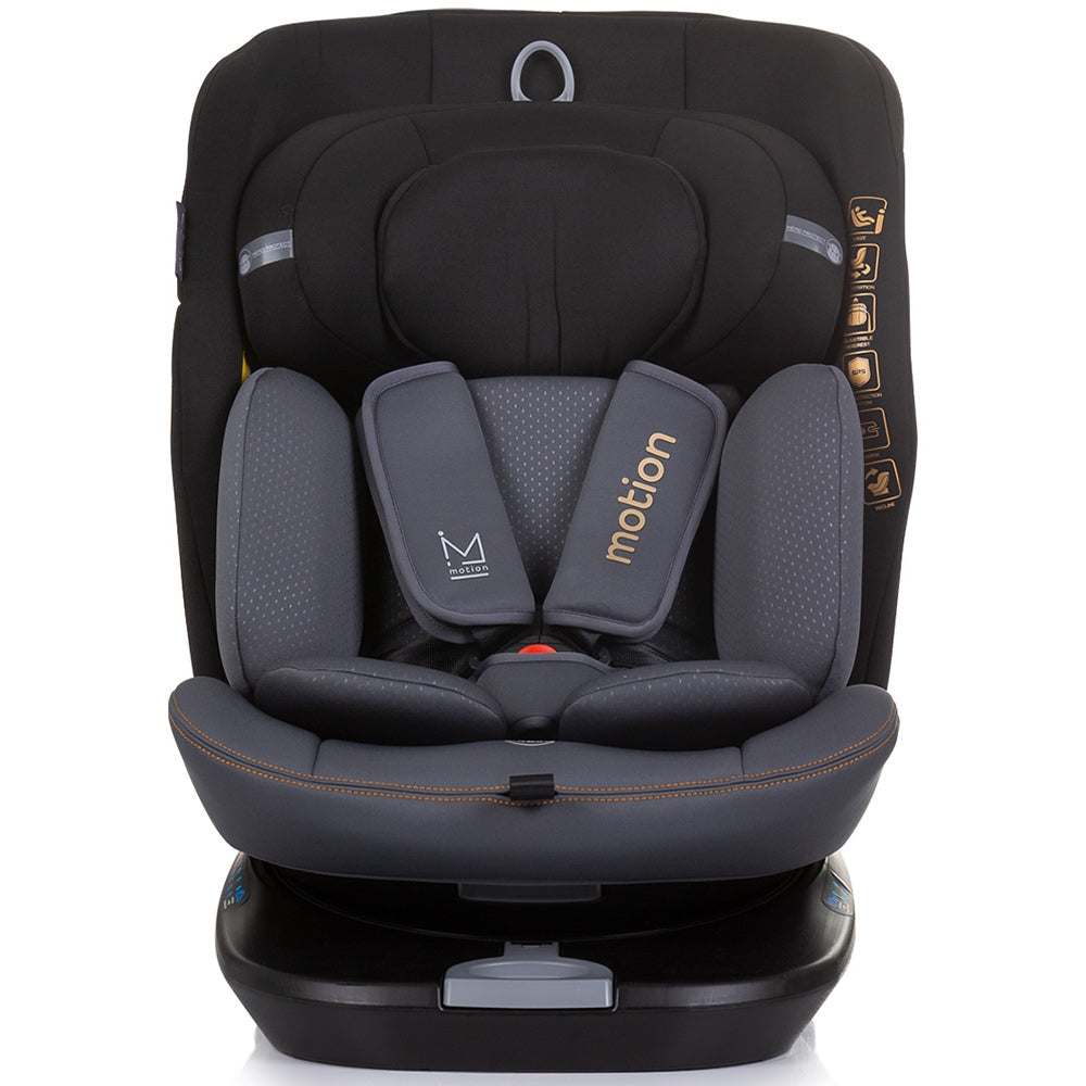 Scaun auto Chipolino Motion I-Size 40-150 cm obsidian cu sistem Isofix - gogobaby.ro