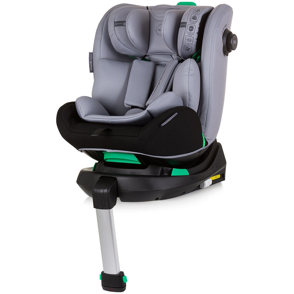 Scaun auto Chipolino Olympus I-Size 40-150 cm ash grey cu sistem Isofix - gogobaby.ro