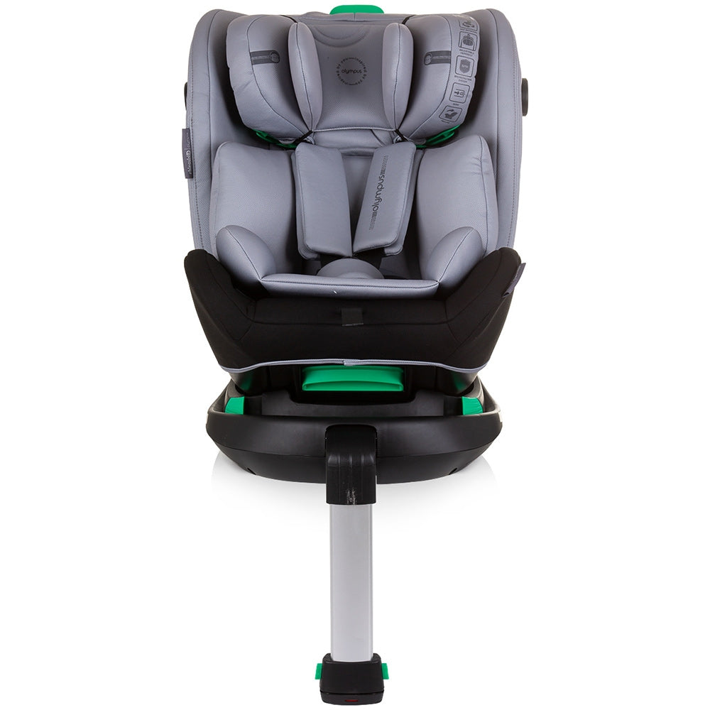 Scaun auto Chipolino Olympus I-Size 40-150 cm ash grey cu sistem Isofix - gogobaby.ro