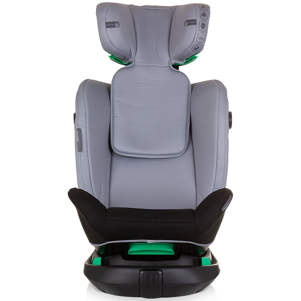 Scaun auto Chipolino Olympus I-Size 40-150 cm ash grey cu sistem Isofix - gogobaby.ro