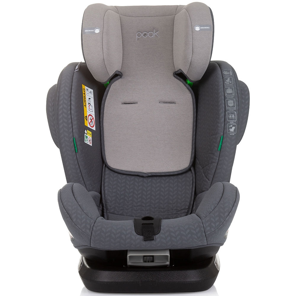 Scaun auto Chipolino Peak I-Size 40-150 cm granite cu sistem Isofix - gogobaby.ro