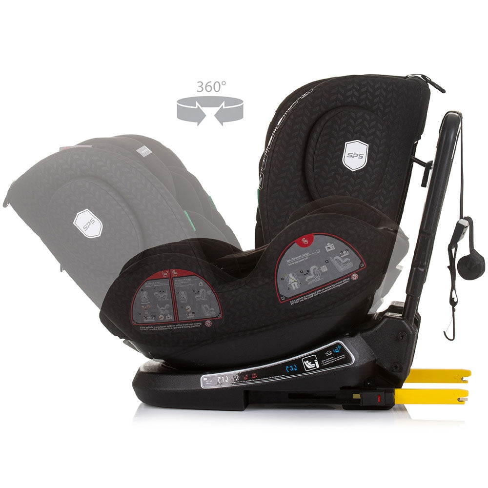 Scaun auto Chipolino Peak I-Size 40-150 cm obsidian cu sistem Isofix - gogobaby.ro