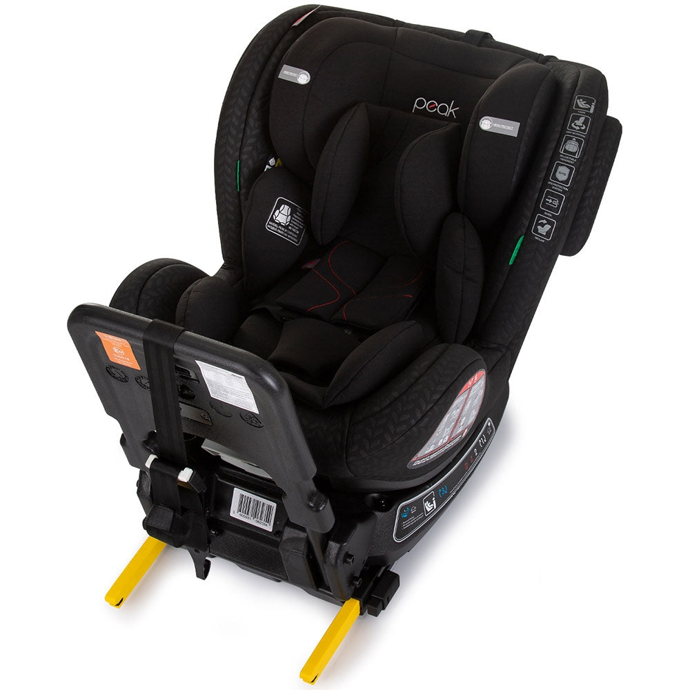Scaun auto Chipolino Peak I-Size 40-150 cm obsidian cu sistem Isofix - gogobaby.ro