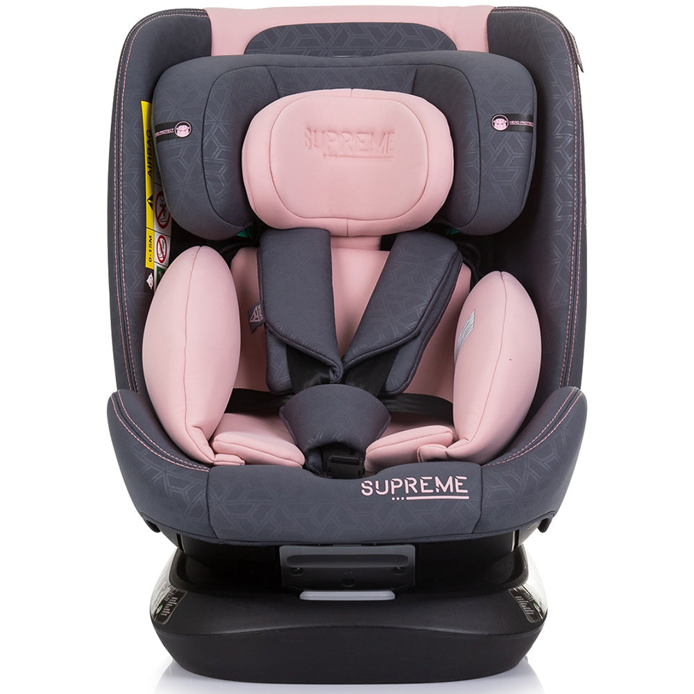 Scaun auto Chipolino Supreme I-Size 40-150 cm cu sistem Isofix flamingo - gogobaby.ro