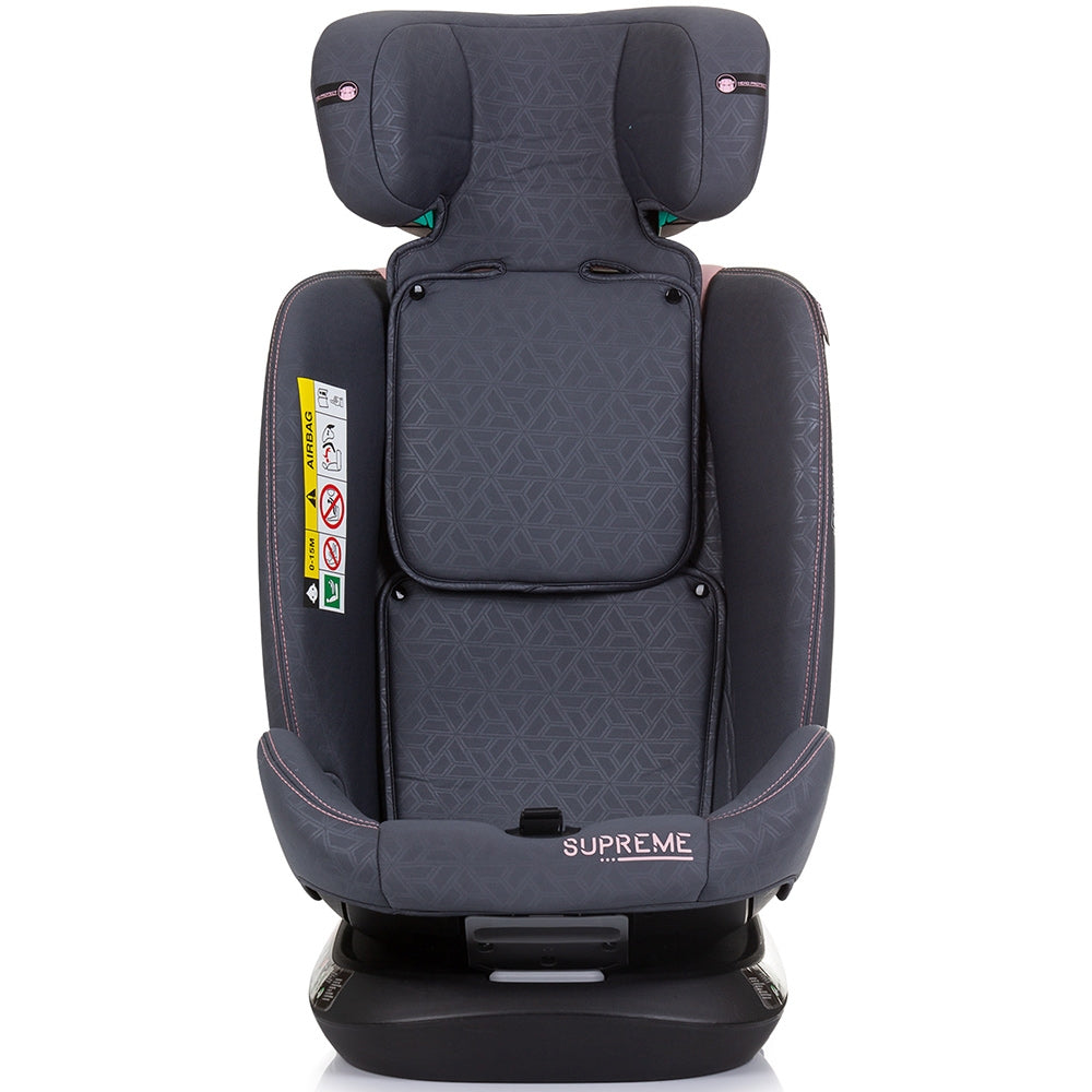 Scaun auto Chipolino Supreme I-Size 40-150 cm cu sistem Isofix flamingo - gogobaby.ro