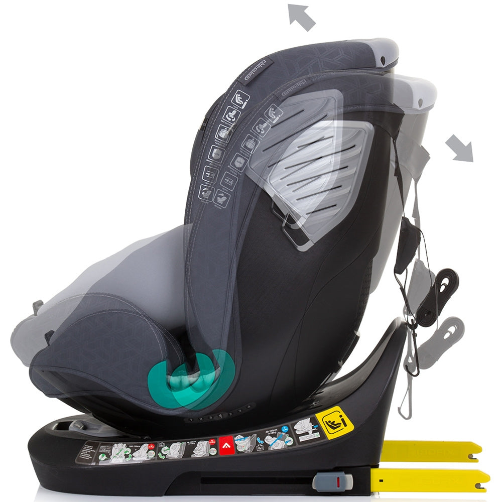 Scaun auto Chipolino Supreme I-Size 40-150 cm cu sistem Isofix granite - gogobaby.ro