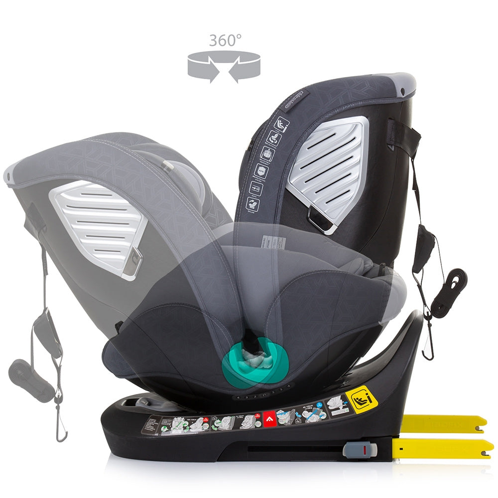 Scaun auto Chipolino Supreme I-Size 40-150 cm cu sistem Isofix granite - gogobaby.ro