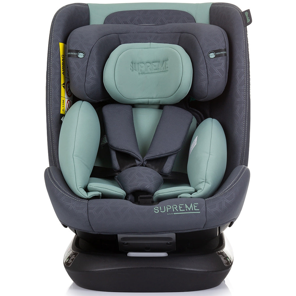 Scaun auto Chipolino Supreme I-Size 40-150 cm cu sistem Isofix pastel green - gogobaby.ro