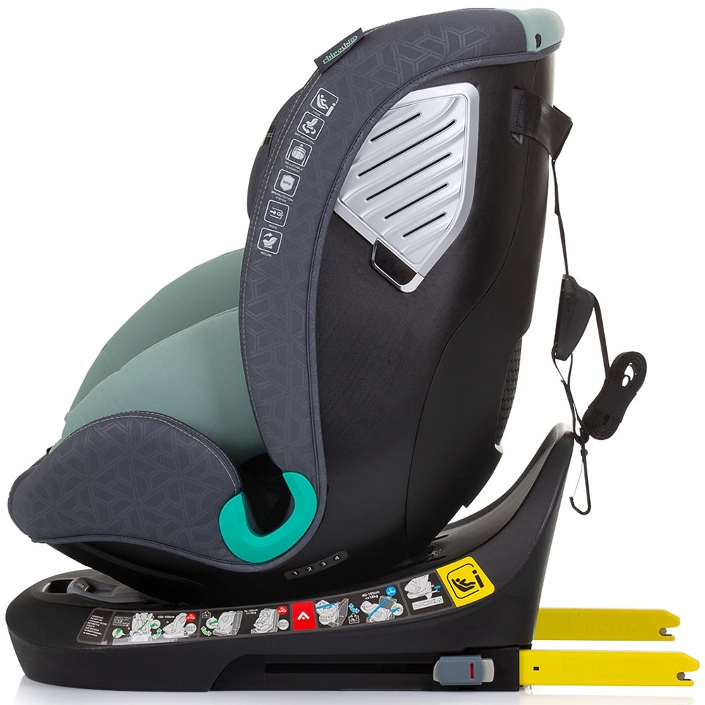 Scaun auto Chipolino Supreme I-Size 40-150 cm cu sistem Isofix pastel green - gogobaby.ro