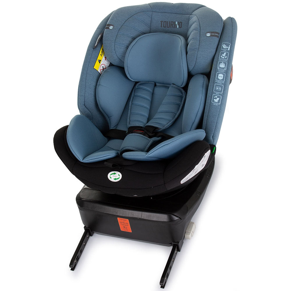 Scaun auto Chipolino Tourino I-Size 40-150 cm blue cu sistem Isofix - gogobaby.ro