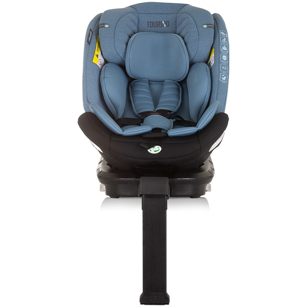 Scaun auto Chipolino Tourino I-Size 40-150 cm blue cu sistem Isofix - gogobaby.ro