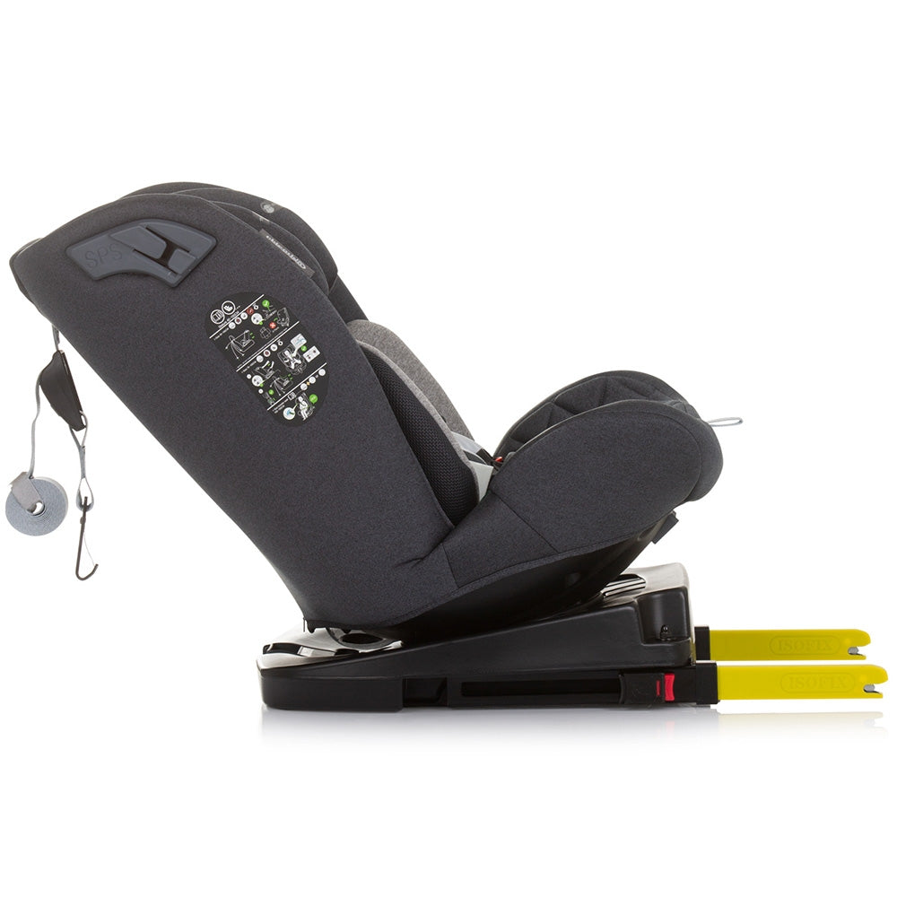 Scaun auto Chipolino X Factor I-Size 40-150 cm granite cu sistem Isofix - gogobaby.ro