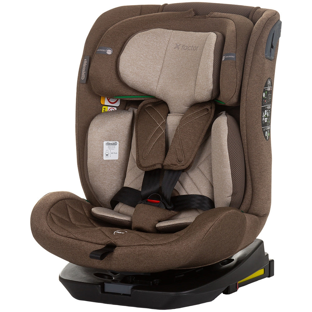 Scaun auto Chipolino X Factor I-Size 40-150 cm macadamia cu sistem Isofix - gogobaby.ro