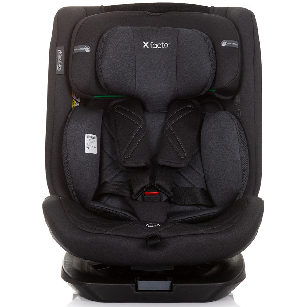 Scaun auto Chipolino X Factor I-Size 40-150 cm obsidian cu sistem Isofix - gogobaby.ro