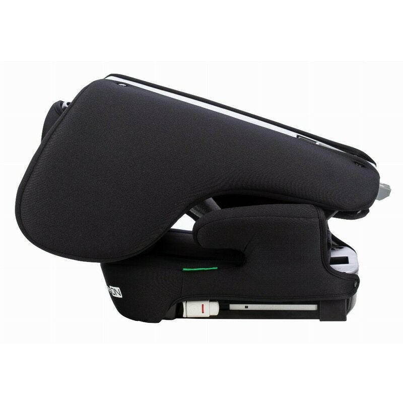 Scaun auto, FreeON, Olymp, I-Size, Cu sistem isofix, Pliabil, 100-150 cm, 4-12 ani, Conform cu standardul european de securitate ECE R129, Black