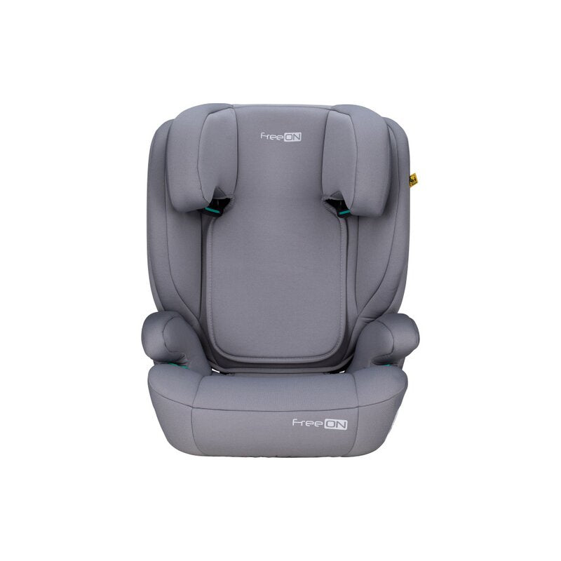Scaun auto, FreeON, Vega, I-Size, Grupa 2/3, 100-150 cm, 4-12 ani, Cu husa detasabila, Cu cotiere, Cu tetiera reglabila 14 pozitii, Conform cu standardul european de securitate ECE R129, Gri - gogobaby.ro