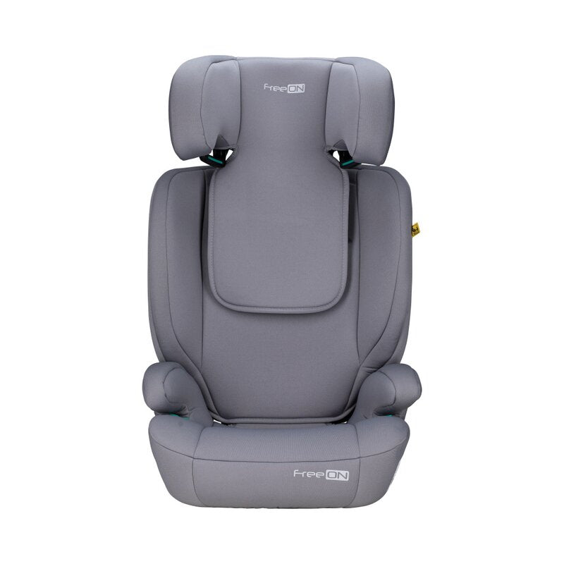 Scaun auto, FreeON, Vega, I-Size, Grupa 2/3, 100-150 cm, 4-12 ani, Cu husa detasabila, Cu cotiere, Cu tetiera reglabila 14 pozitii, Conform cu standardul european de securitate ECE R129, Gri - gogobaby.ro