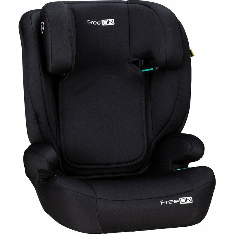 Scaun auto, FreeON, Vega, I-Size, Grupa 2/3, 100-150 cm, 4-12 ani, Cu husa detasabila, Cu cotiere, Cu tetiera reglabila 14 pozitii, Conform cu standardul european de securitate ECE R129, Negru