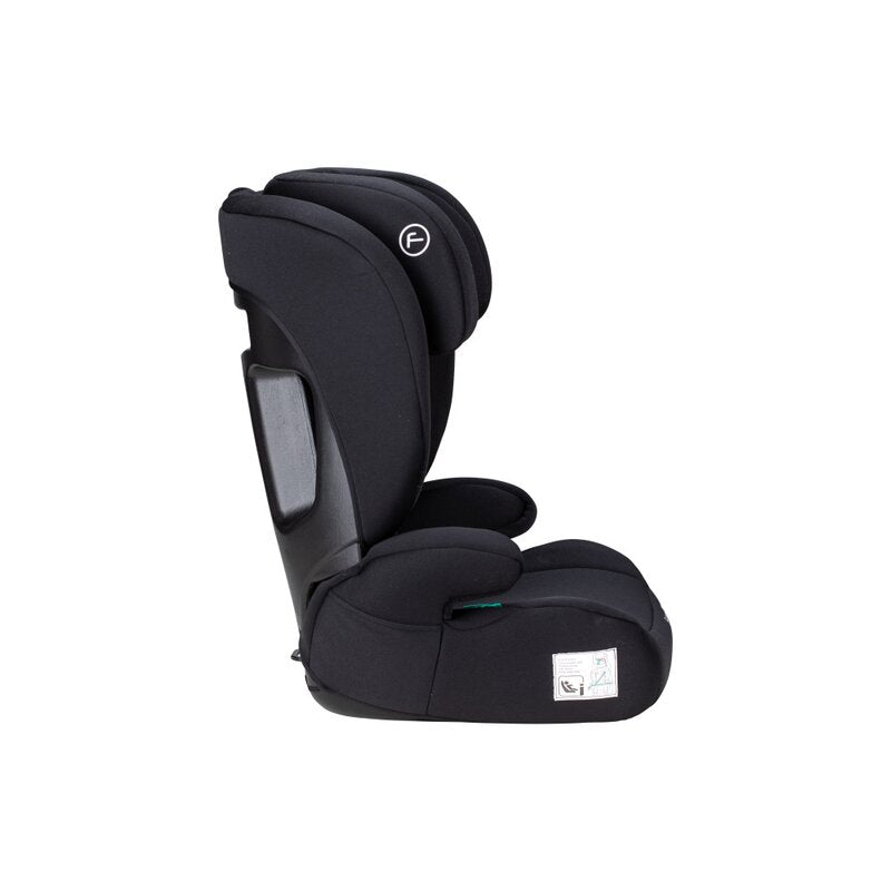 Scaun auto, FreeON, Vega, I-Size, Grupa 2/3, 100-150 cm, 4-12 ani, Cu husa detasabila, Cu cotiere, Cu tetiera reglabila 14 pozitii, Conform cu standardul european de securitate ECE R129, Negru - gogobaby.ro
