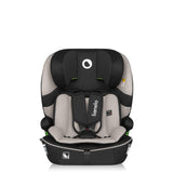 Scaun auto i-Size, Lionelo, Billy , 76 - 150 cm, 1/2/3, Isofix + top tether, Tetiera reglabila in 10 pozitii, Insertie ergonomica, Tapiterie lavabila, Testat la impact, Baza lata, Conform cu R129, Bej
