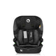 Scaun auto i-Size, Lionelo, Billy , 76 -150 cm, 1/2/3, Isofix + top tether, Tetiera reglabila in 10 pozitii, Insertie ergonomica, Tapiterie lavabila, Testat la impact, Baza lata, Conform cu R129, Negru/Gri