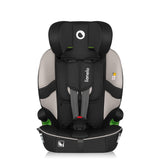Scaun auto i-Size, Lionelo, Billy , 76 - 150 cm, 1/2/3, Isofix + top tether, Tetiera reglabila in 10 pozitii, Insertie ergonomica, Tapiterie lavabila, Testat la impact, Baza lata, Conform cu R129, Bej