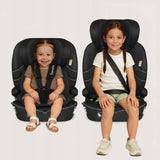Scaun auto i-Size, Lionelo, Billy , 76 - 150 cm, 1/2/3, Isofix + top tether, Tetiera reglabila in 10 pozitii, Insertie ergonomica, Tapiterie lavabila, Testat la impact, Baza lata, Conform cu R129, Negru