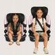 Scaun auto i-Size, Lionelo, Billy , 76 - 150 cm, 1/2/3, Isofix + top tether, Tetiera reglabila in 10 pozitii, Insertie ergonomica, Tapiterie lavabila, Testat la impact, Baza lata, Conform cu R129, Roz